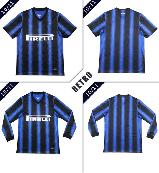 

inter 2010 2011 j.zanetti #4 retro soccer jersey ronaldo #10 vintage football shirt djorkaeff pizarro, Black;yellow
