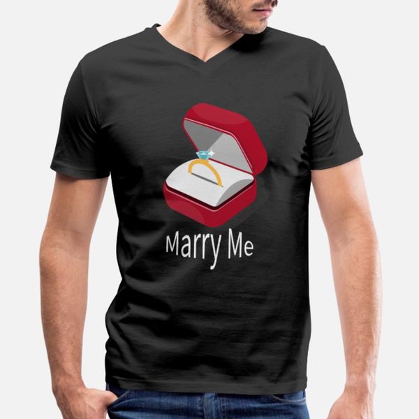 

marry me t shirt men designs tee shirt s-3xl novelty anti-wrinkle basic summer style unique shirt