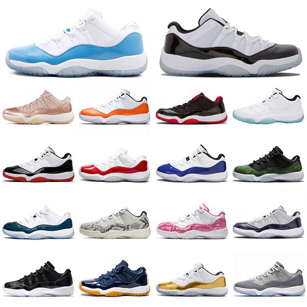 

11 wmns metallic silver женщины мужчины баскетбол обувь 25-й годовщины тапок jumpman 11s белый розовый обширные серый блеск баскетбол спорти