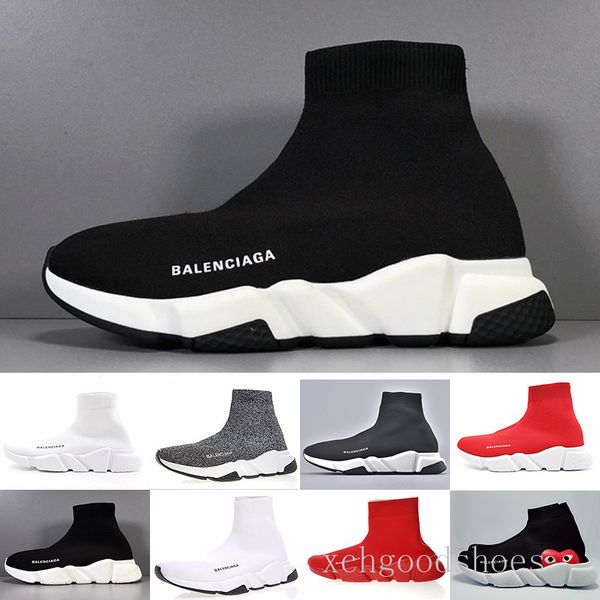 

sneakers speed trainer black red gypsophila triple black fashion flat sock boots casual shoes speed trainer runner with dust bag zzr9