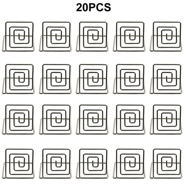 

20pcs steel wire place card holder mini wedding party number stands table decor