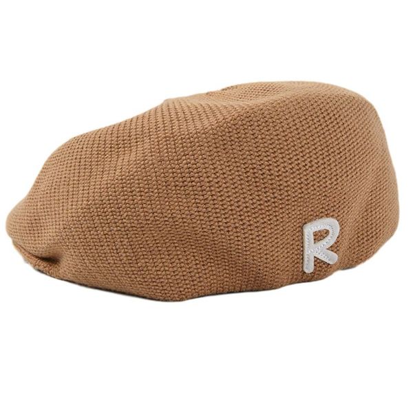 

женщины вязаные береты кепка с visor алфавитом vintage painter утконос hat a2ua, Blue;gray