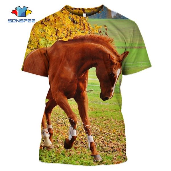 

summer animal horse homme pullover clothing 3d print shirts humor humor kawaii men clothing