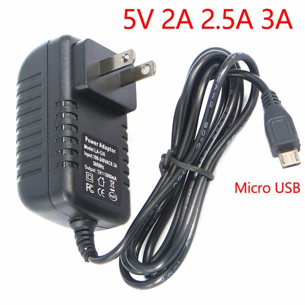 USB AC DC 5V адаптер питания питания AC 220V для DC 5V 3A 2.5A 2A Micro USB 5V 1A Volt адаптер питания зарядное устройство питания США Plug ЕС