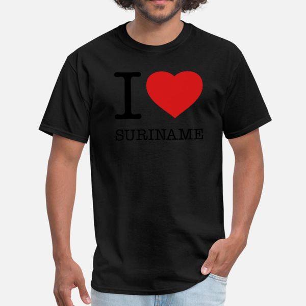 

i love suriname t shirt men personalized cotton plus size 3xl leisure graphic new fashion summer style novelty shirt