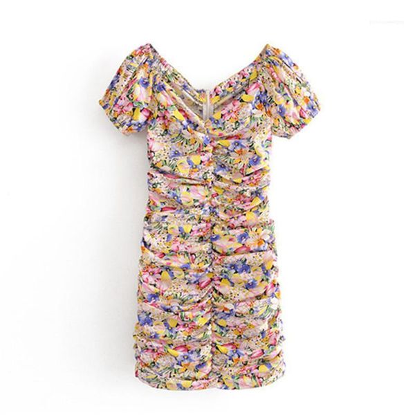 

womens clothing summer womens designer casual dresses flora printed v neck short sleeve fashion dresses street style, Black;gray