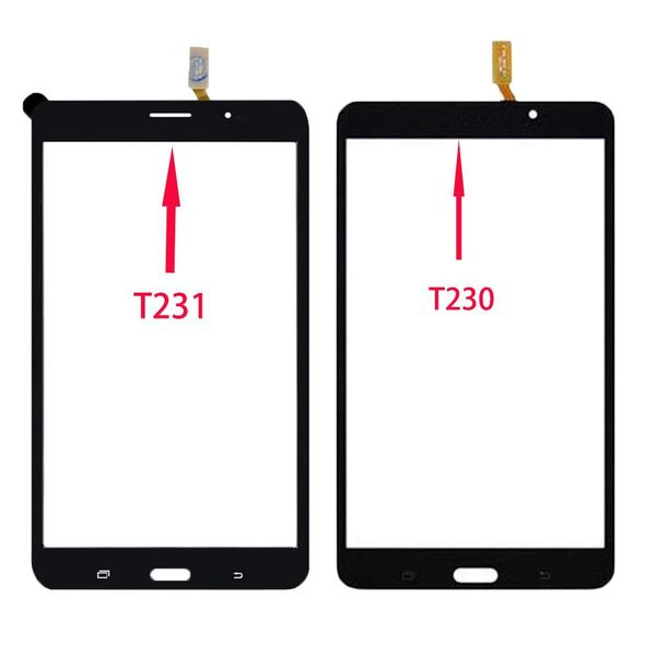 

cgjxs50pcs 7 .0inch touch screen sensor glass digitizer for samsung galaxy tab 4 t230 sm -t230 t231 sm -t231 glass sensor lens