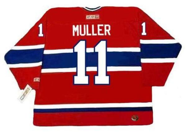 

kirk muller montreal canadiens 1993 ccm turn back away hockey jersey all stitched quality any name any number and any size goalie cut, Black;red