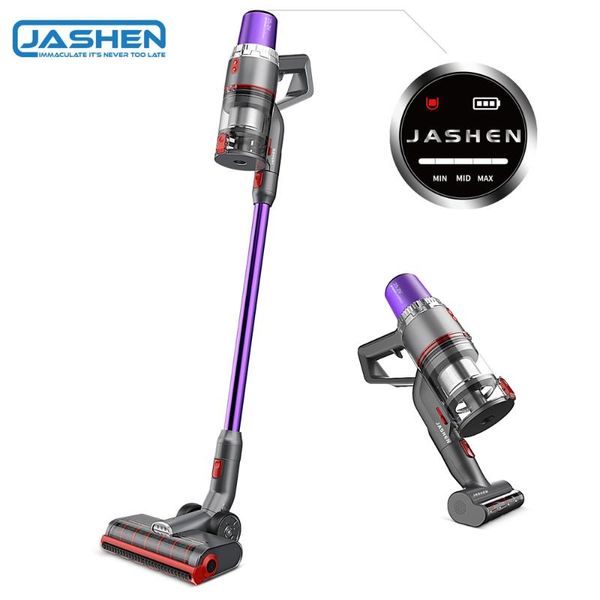 

robot vacuum cleaners jashen v16 handheld cleaner cordless hand stick 350w strong suction power low noise wall mounted large battery