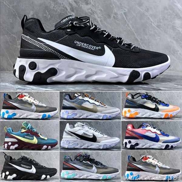 

2019 Chaussure best mens trainers Element 87 55 Undercover Upcoming grey royal red sports shoes men women Sneakers shoes 36-45 wu01