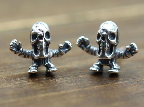 

925 sterling silver earrings with logo punk style mens and womens lovers gift hip hop cross luxury designer jewelry 002