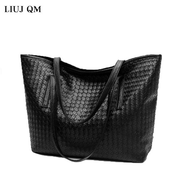 

women bag 2020 women's bags trend woven bag large capacity shoulder bags fashion casual tote simple vintage handbags for women