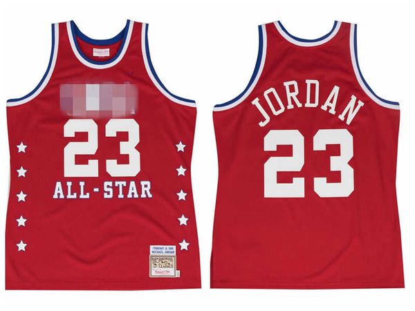 

men 23 michael mitchell & ness blue 1988 1989 1991 all-star east hardwoods classics authentic jersey, Black