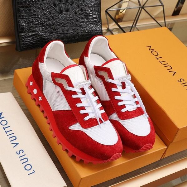 

2020 e13 fashion trend mens designer shoes leather mesh breathable comfortable outdoor shoes lace-up casual hiker shoes mens sneakers, Black