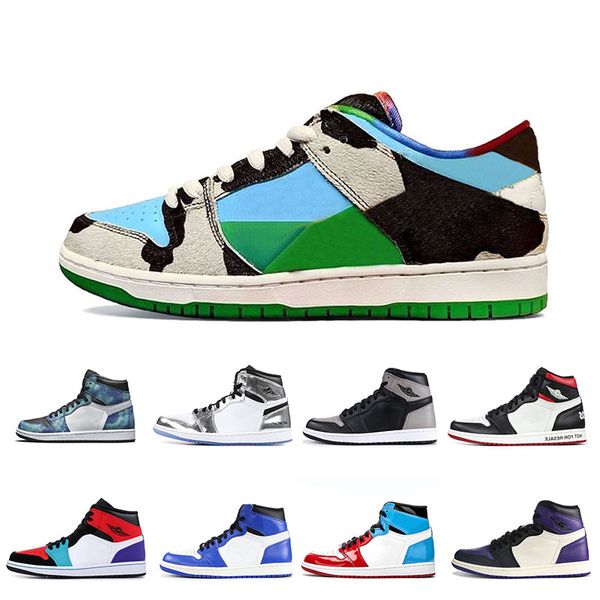 

classic chunky dunky 1 1s women men basketball shoes royal blue phantom court purple womens mens discount outdoor trainers shoes