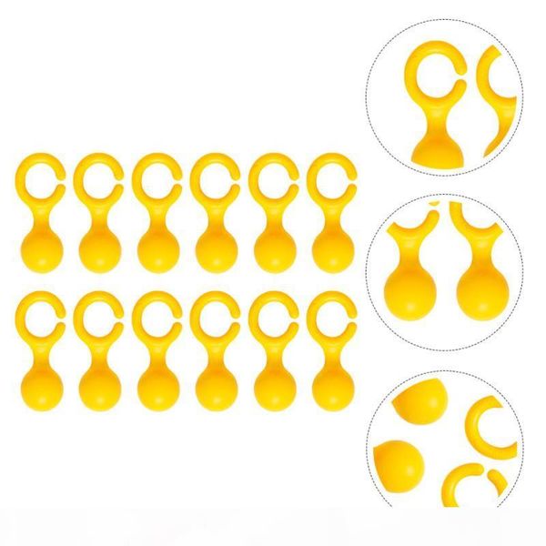 

12pcs mop umbrella clip punching hook rain holders bathroom supplies for table umbrella office, Golden;silver