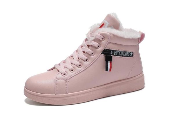 

all-match zipper women shoes warm cotton shoes plush lady casual lace up fashion sneakers zapatillas snow boots a1-236, Black