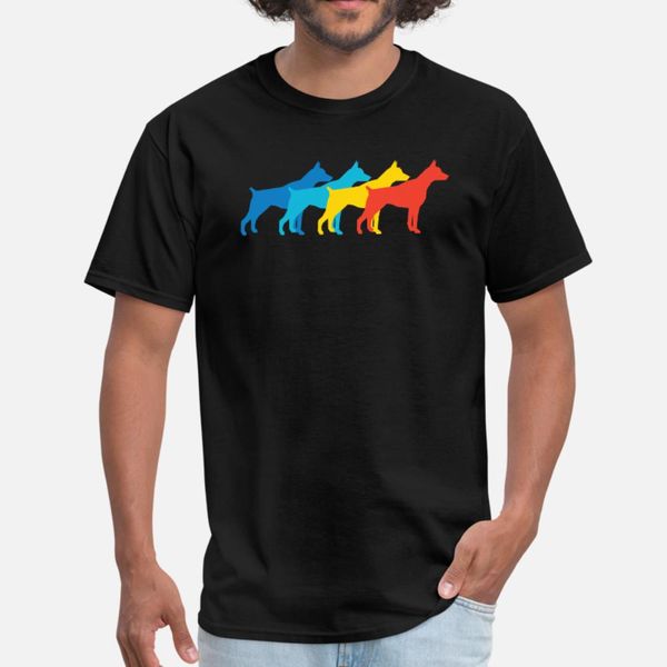 

doberman pop art t shirt men printing short sleeve s-xxxl homme famous new fashion spring unique shirt
