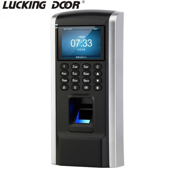 

fingerprint access control keypad time attendance (125khz rfid optional) biometric support tcp / ip usb system