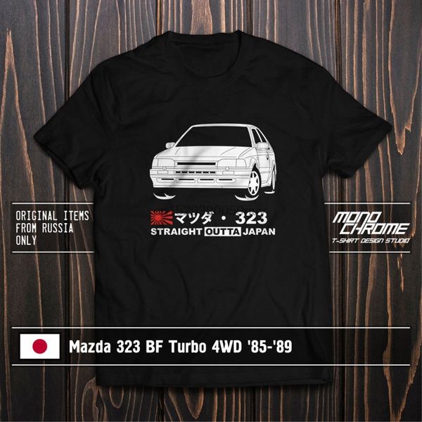 

t shirt mazda 323 bf turbo 4wd 85 89