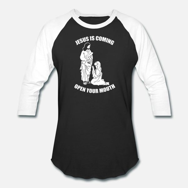 

jesus is coming open your mouth atheist atheism t shirt men designing short sleeve plus size 3xl slim cute comical summer style shirt