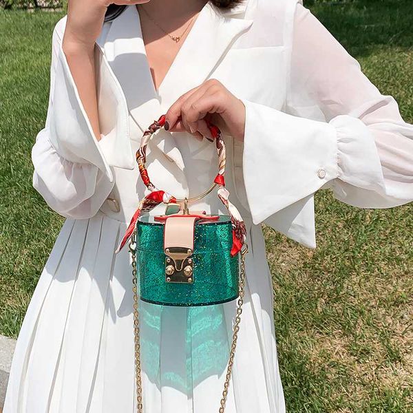 

summer unique small bag female 2020 new wave version of the personalized portable chain shoulder messenger small round handbag