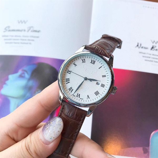 

2020 fashion women watch working multifunction women's fashion casual brand watch casual luxury famous women watches0136, Slivery;brown