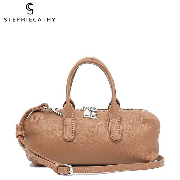 

sc daily genuine leather handbags for women fashion handle pillow bag female real leather small crossbody shoulder bags tote