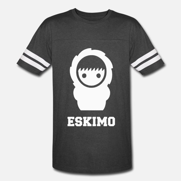 

eskimo аляска канада тенниска мужчины customize футболка круглый воротник kawaii фитнес юмор летом прохладно рубашки