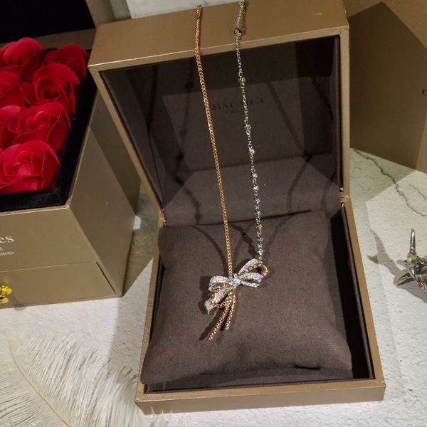 

the new women's charm fashion wild bow necklace style of the goddess series, Silver