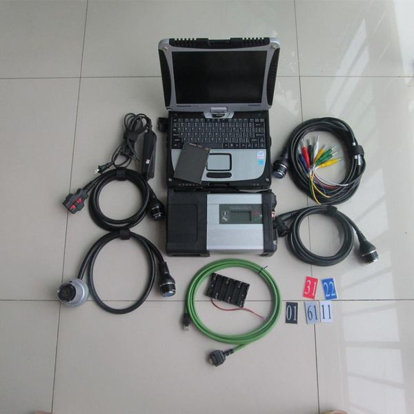 

mb star c5 multiplexer with cables 2020.06 software in ssd cf19 touch screen lapfull set ready to work diagnose