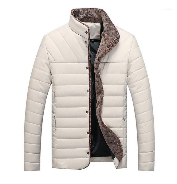 

slim mens jackets stand collar long sleeve warm mens coats casual thick male outerwears winter designer, Black;brown