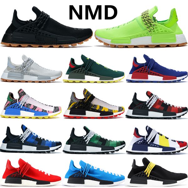 

2020 nmd human race pharrell williams mens womens know soul infinite species solar pack mother fashion trainers sneakers running shoes, White;red