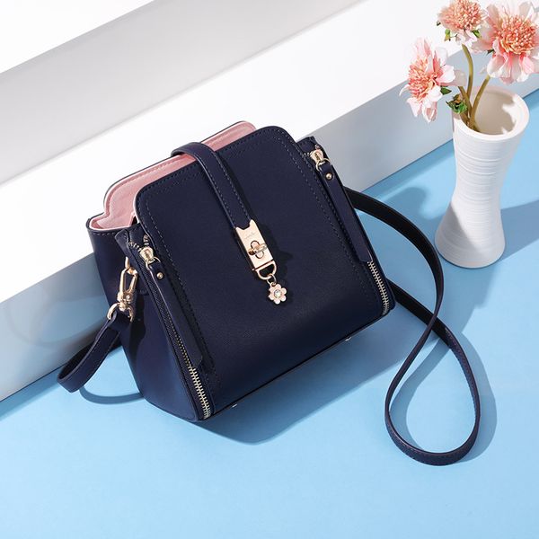 

spring new fashion single shoulder bag leisure messenger bag women's bucket