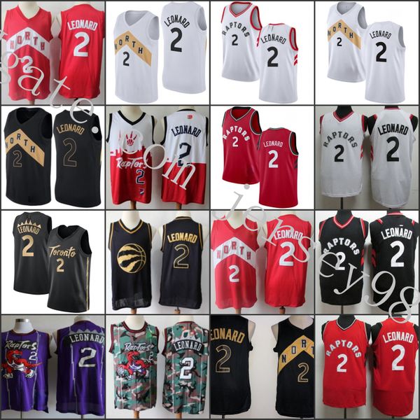 

toronto raptors men #2 kawhi leonard white nba men red jersey, Black