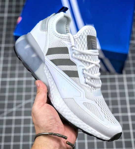 

2020 latest 36-46 highest quality ad originals zx 2k designer men shoes women chaussures sports loafers running martin platform black white