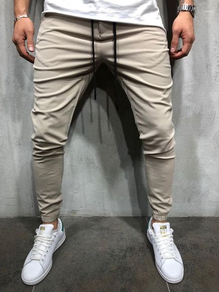 

pants capris track pants for male casual loose pants spring autumn fashion trousers elastic waist pencil, Black