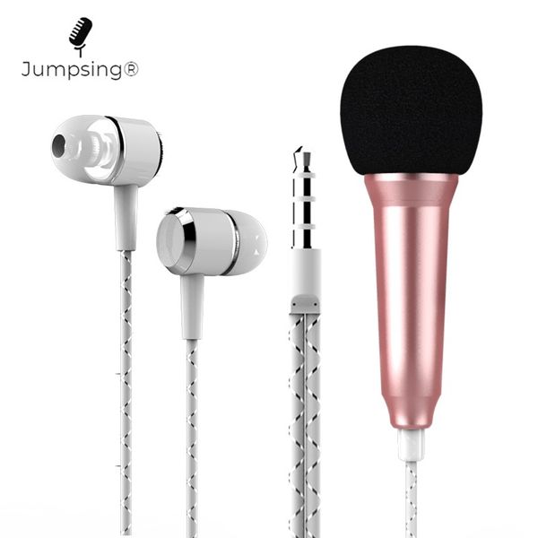

portable 4 color 3.5mm stereo mic ktv mini microphone for cell phone lappc desksmall size handheld mic