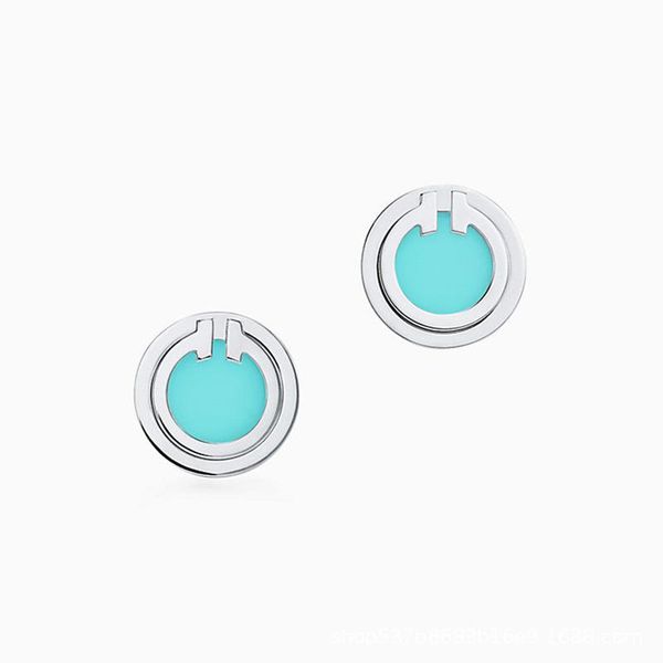 

t home 11 925 sterling silver three-leaf multiple types of earrings popular accessories the same type, Golden;silver