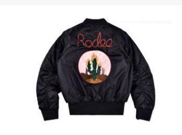 

winter spring 2020 jacket coats rodeo bomber jacket embroidery designer, Black;brown