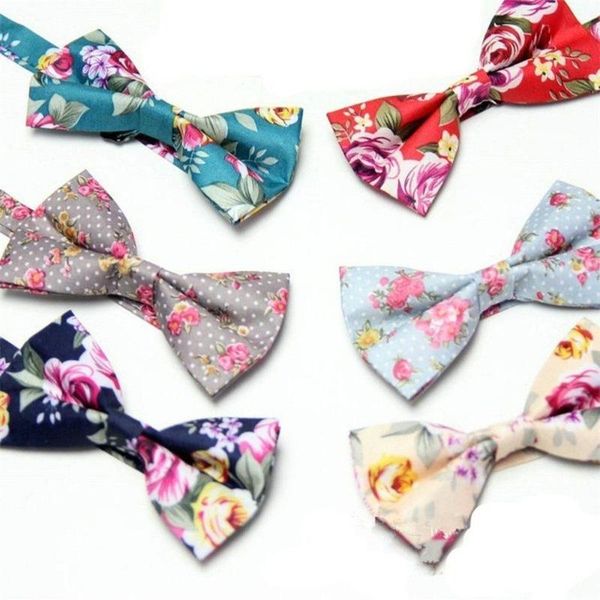

men's adjustable formal 100% cotton vintage animal print bow tie butterfly bowtie tuxedo bows groom prom party accessories gift, Blue;purple