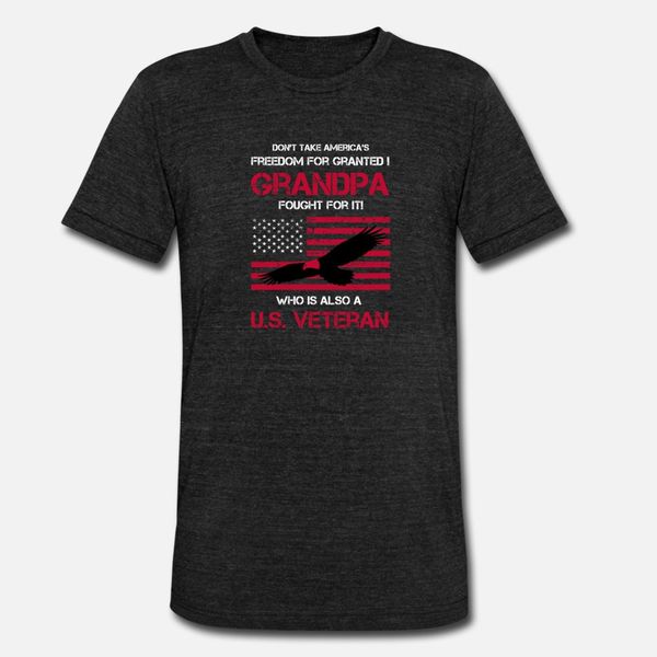 

grandpa veteran dont take om for granted t shirt men customize short sleeve euro size s-3xl building spring autumn shirt
