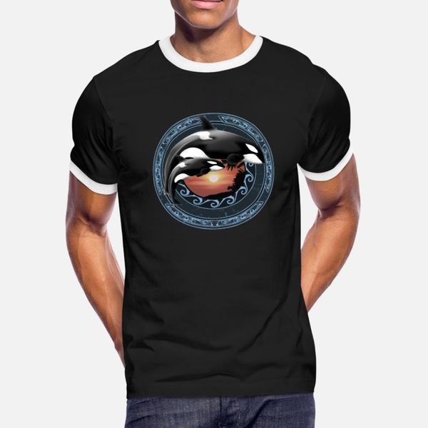 

orca killerwhale t shirt men customized 100% cotton size s-3xl slim graphic new style summer style novelty shirt