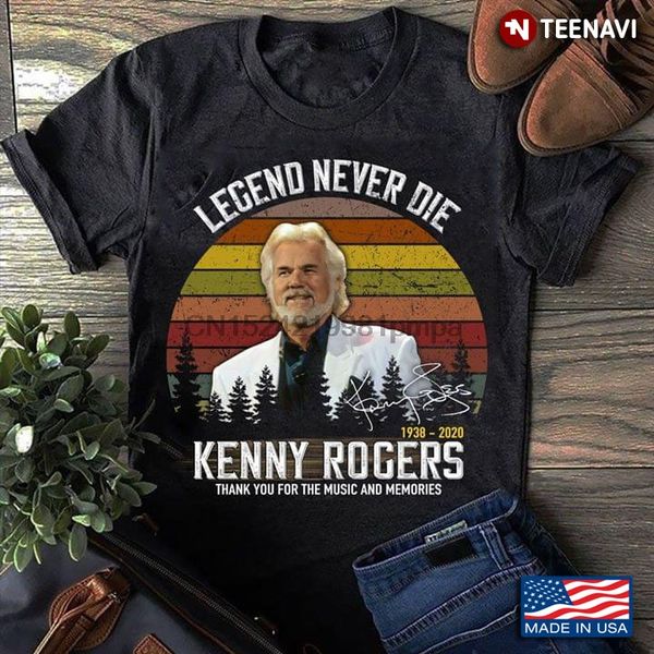 

men t shirt legend never die kenny rogers thank you for the music and memories women tshirts