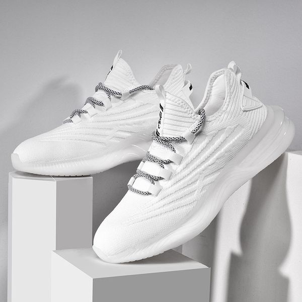 

popcorn breathable casual sports running shoes cross border ins coconut men's shoes white trend men's spring breatha