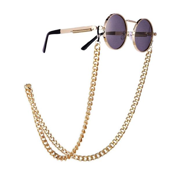 

missky hip-hop style eyeglasses chain decoration accessory antiskid eyeglasses chain 71cm, Silver