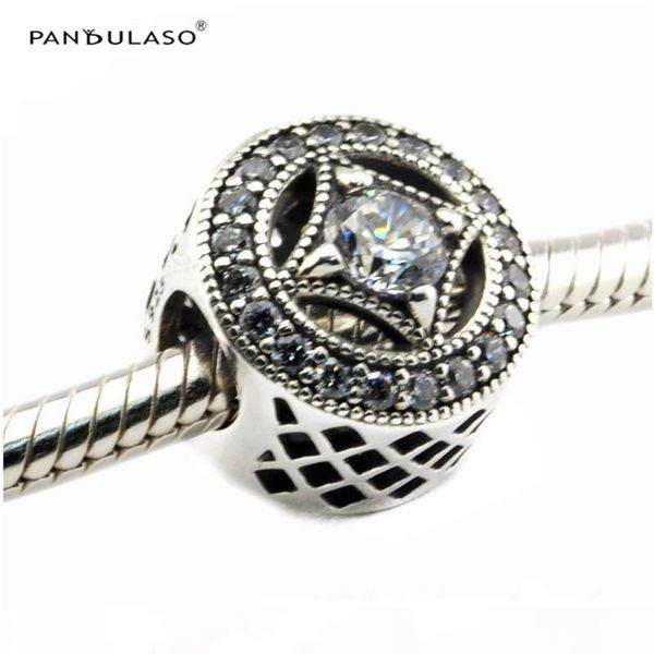 

silver charm with clear cubic zirconia silver beads fits designer bracelet for woman beads diy woman jewelry for woman gift wholeasle