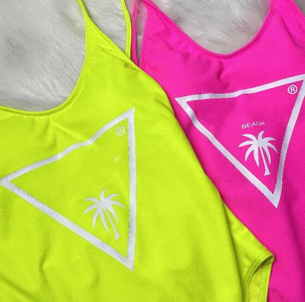 

2020 summer one-piece bikini for women swimsuit with letters 5 colors swimwear lady backless bathing suits s-xl optional