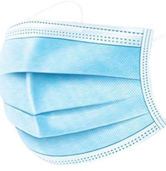 

non-woven cloth dust-proof blue mask dhl disposable civil mask three-layer