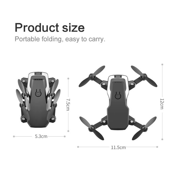 

halolo lf606 mini rc foldable drone with 4k hd camera wifi fpv selfie helicopter altitude hold quadcopter drones kids toys